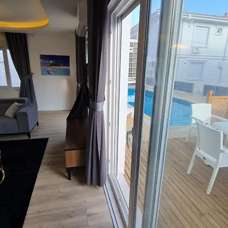 Villa With Pool, Turkish Bath & Forest View Near Antalya